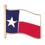 Blank Texas State Flag Pin, Price/piece
