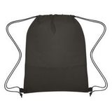 Custom Wave Design Non-Woven Drawstring Bag, 13