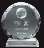 Custom Golf Sunflower Award - Large, 7 1/2