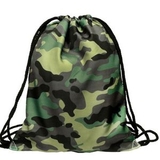 Custom Camouflage Drawstring Backpacks, 12.99