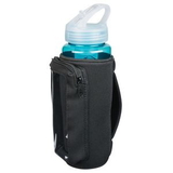 Custom Neoprene Bottle Cooler With Phone Holder, 3 1/4
