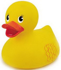 Custom Giant Rubber Duck, 10 1/2" L x 7 1/2" W x 8" H