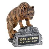 Custom Tiger School Mascot Sculpture w/Engraving Plate, 5 5/8