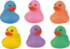 Blank Rubber Spring Time Duck, 2 3/4" L x 2 1/4" W x 2 3/4" H