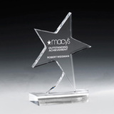 Custom Standing Star Award- Laser Engraved, 5