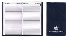 Custom Pocket Telephone & Address Book w/ Executive Vinyl Cover