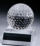 Custom Large Desk Top Golf Ball Award, 3 1/8