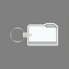 Custom Key Ring & Punch Tag - File Folder