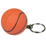 Custom Basketball Squeezies Stress Reliever Keychain