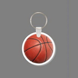 Custom Key Ring & Full Color Punch Tag - Basketball