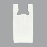 Custom White High Density T-Shirt Bag (12