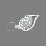 Key Ring & Punch Tag - French Horn