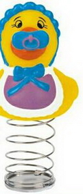 Custom Rubber "Cutie" Baby Duck Bobble