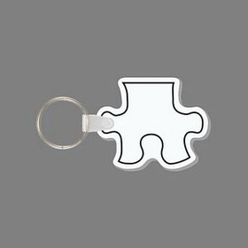 Custom Key Ring & Punch Tag - Puzzle Piece