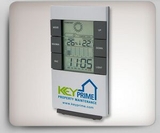 LCD Desk Clock w/Weather Station