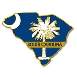 Blank South Carolina Pin