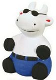 Custom Cool Cow Stress Reliever