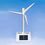 Custom Solar Windmill, 10 1/4" H X 8 5/8" D, Price/piece
