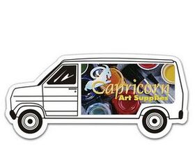 AAKRON Custom Full Color Digital Van Stock Magnet, Full-Color Digital, 2 3/4" W X 1 7/8" H X 0.025" Thick