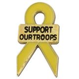 Custom Support Our Troops Lapel Pin, 1.25