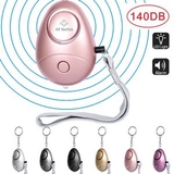 Custom Personal Alarm, Emergency Self-Defense Security Alarms with LED Light, 2.44