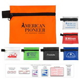 Custom Take-A-Long First Aid Kit #1 w/ Triple Antibiotic Ointment/ Polyester Pouch