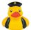 Custom Rubber Courageous Cop Duck, Price/piece