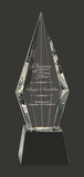 Custom Reflective-BB Obelisk Facet Crystal Award M, 11