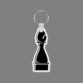Key Ring & Punch Tag - Bishop Chess Piece
