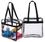 Custom NFL Approved Clear Stadium Tote Bag, 12" W x 12" H x 6" D, Price/piece