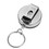 Custom Color Heavy Duty Key Reel (Polydome), 1.62" W x 3.5" H x 0.60" D, Price/piece
