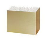 Custom Metallic Gold Medium Basket Box, 8 1/4