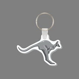 Custom Key Ring & Punch Tag W/ Tab - Hopping Kangaroo
