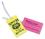 Custom Neon Kwik Seal Plastic Luggage Tag, 2.5" W x 4.25" L x 0.04" Thick, Price/piece
