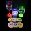 Custom Led Lights Up Drink Coasters, 2 3/4" L x 2 3/4" W, Price/piece