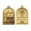 Custom Brass Winter Cabin Ornaments / Printed, Price/piece