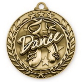 Custom 2 3/4'' Dance Wreath Award Medallion