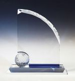 Custom Crystal Golf Award, 8