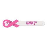Custom Ribbon Emery Board for Breast Cancer Awareness, 4.50
