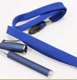 Custom Mini Blue Pen with Lanyard
