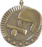 Custom Star Baseball Medal, 2.75