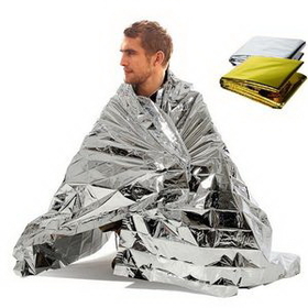 Custom Emergency Thermal Blanket, 63" W x 82.5" L