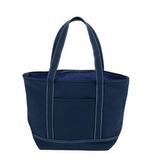 Custom Zippered Solid Color Boat Tote
