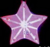 Custom Star with Radiant Center Flash Lapel Pins