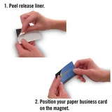 Custom MG19625 - Self-Adhesive Business Card Magnet