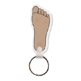 Custom Foot Symbol Key Tag