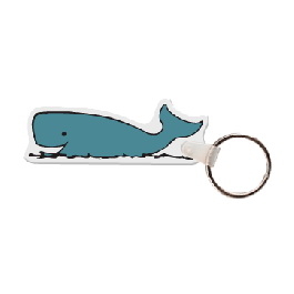 Custom Whale Animal Key Tag