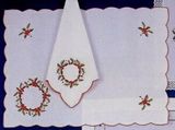 Placemat Set - Holly & Wreath
