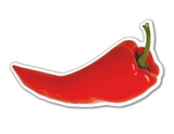 Custom Chili Pepper Magnet - 5.1-7 Sq. In. (30MM Thick)