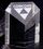 Custom Crystal Pentagon Paper Weight Award (3"x2-1/2"x1-3/8"), Price/piece